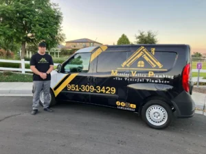 Licensed plumber in Menifee CA providing residential plumbing